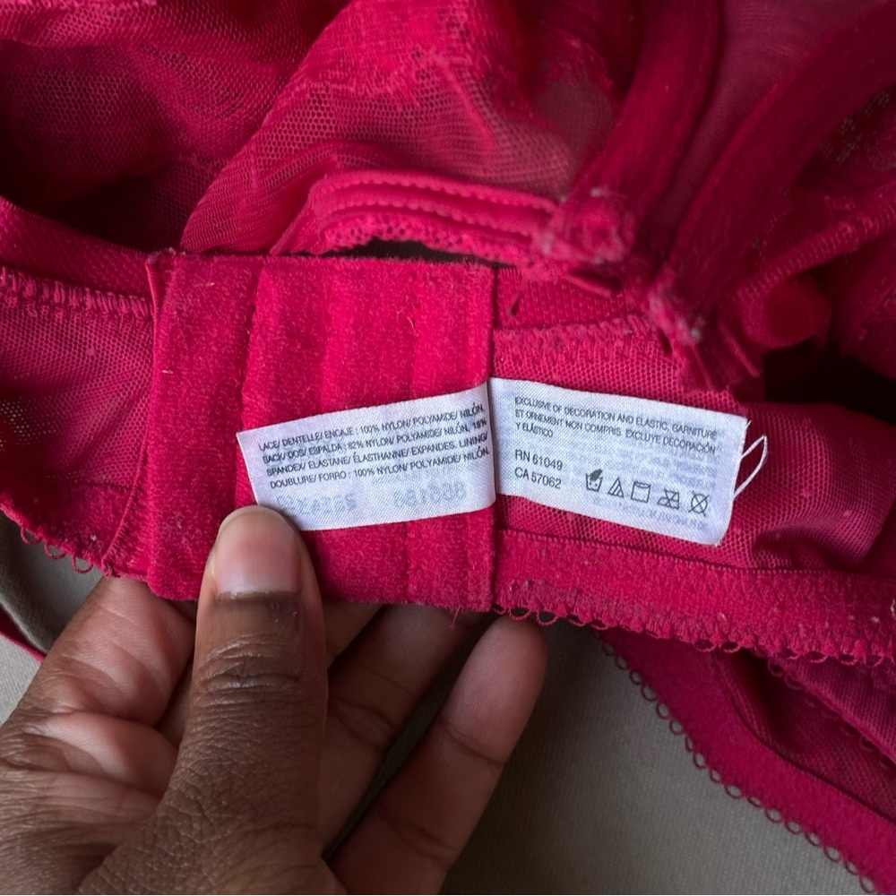 Wacoal Retro Chic Solid Red 40c - image 6